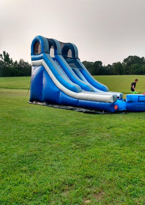 Blue Water Slide (Wet or Dry)